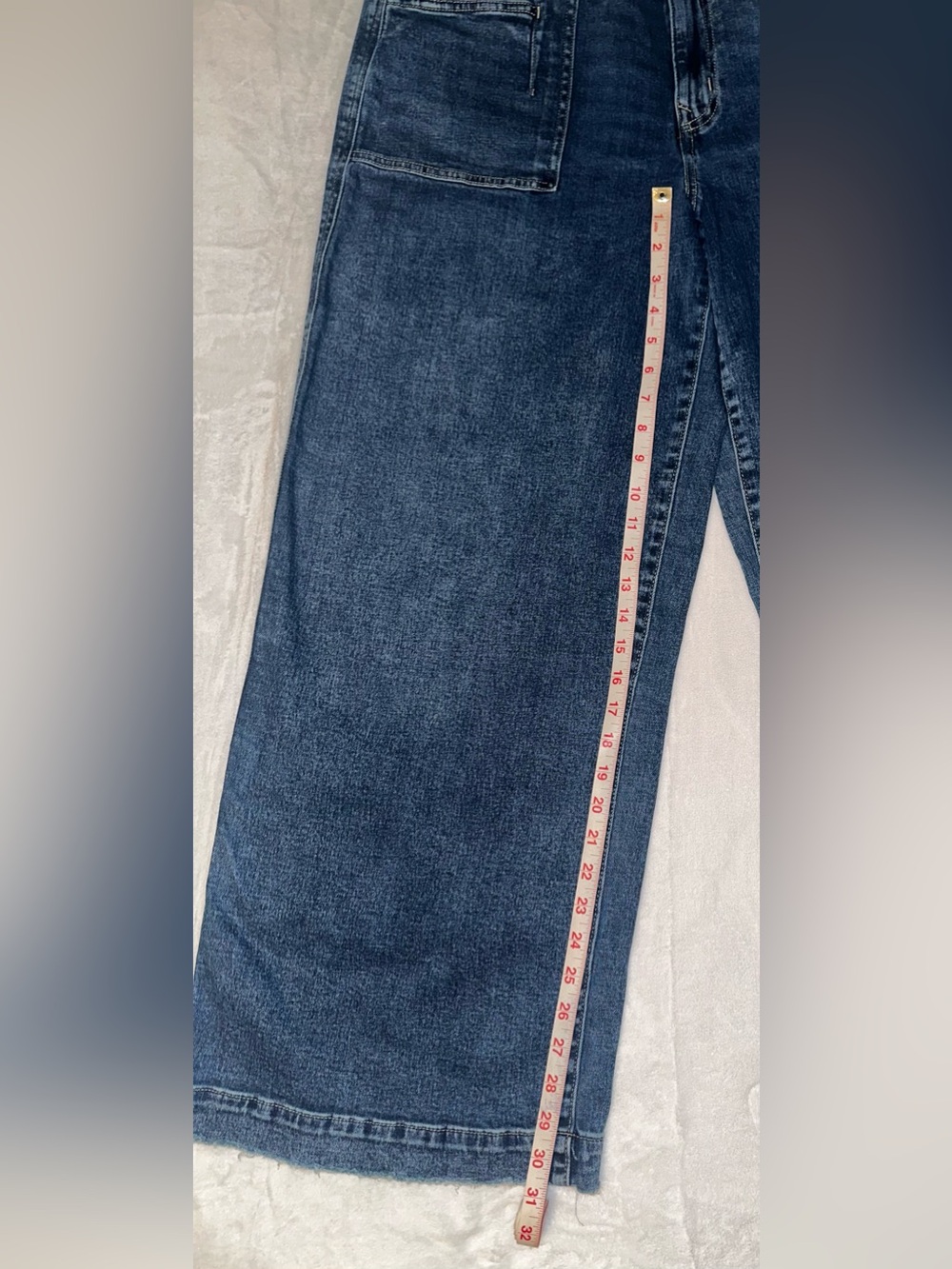 Size 16 Maurices Dark Wash Wide Leg Jeans - Picture 5 of 8